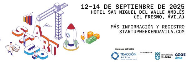 Startup Weekend Ávila banner