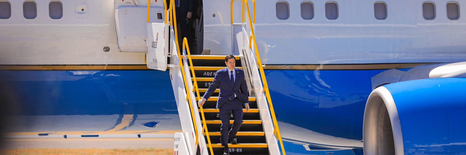 Marco Rubio's banner