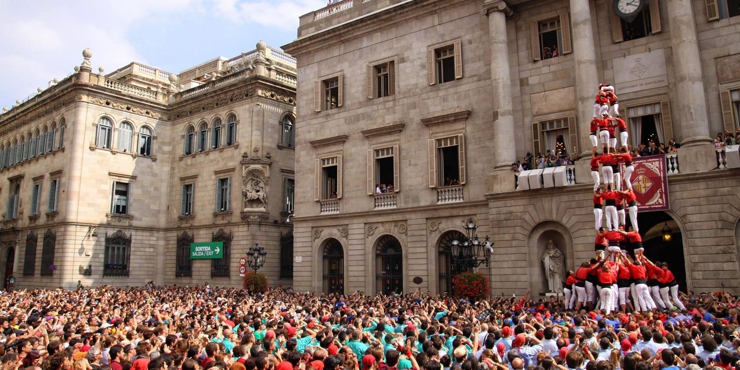 Castellers de Barcelona banner