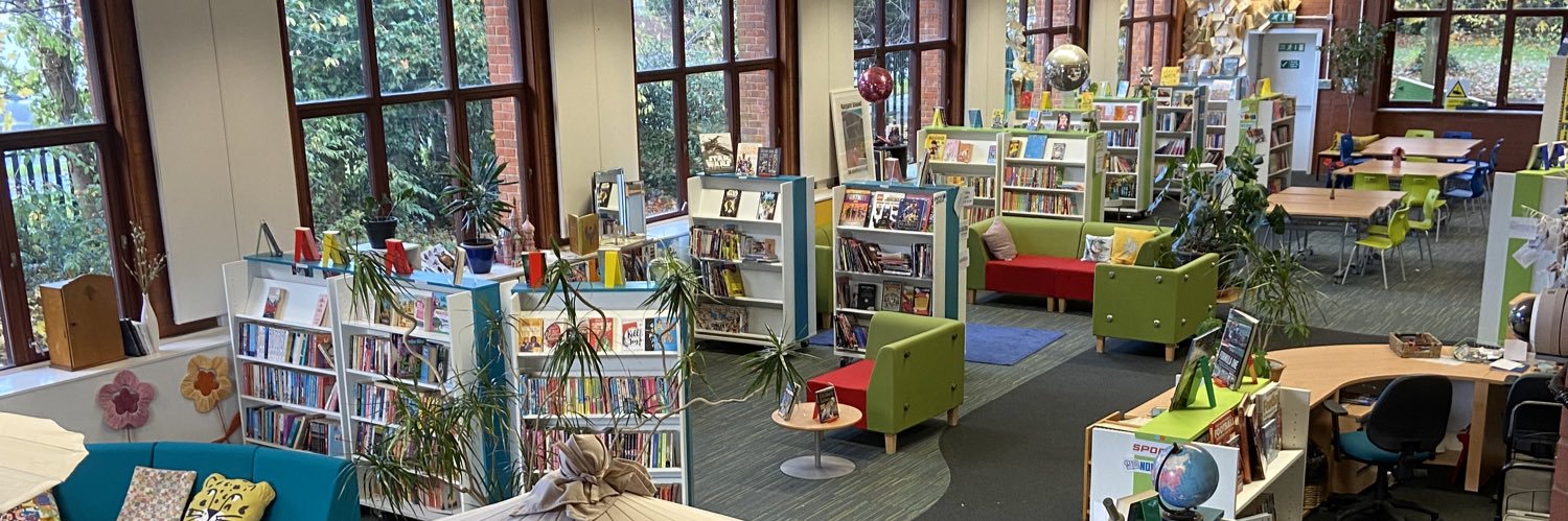 Springwest Academy School Library banner