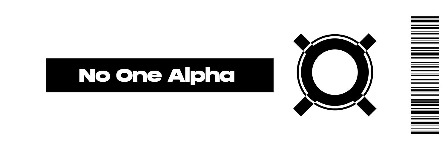 No One Alpha banner