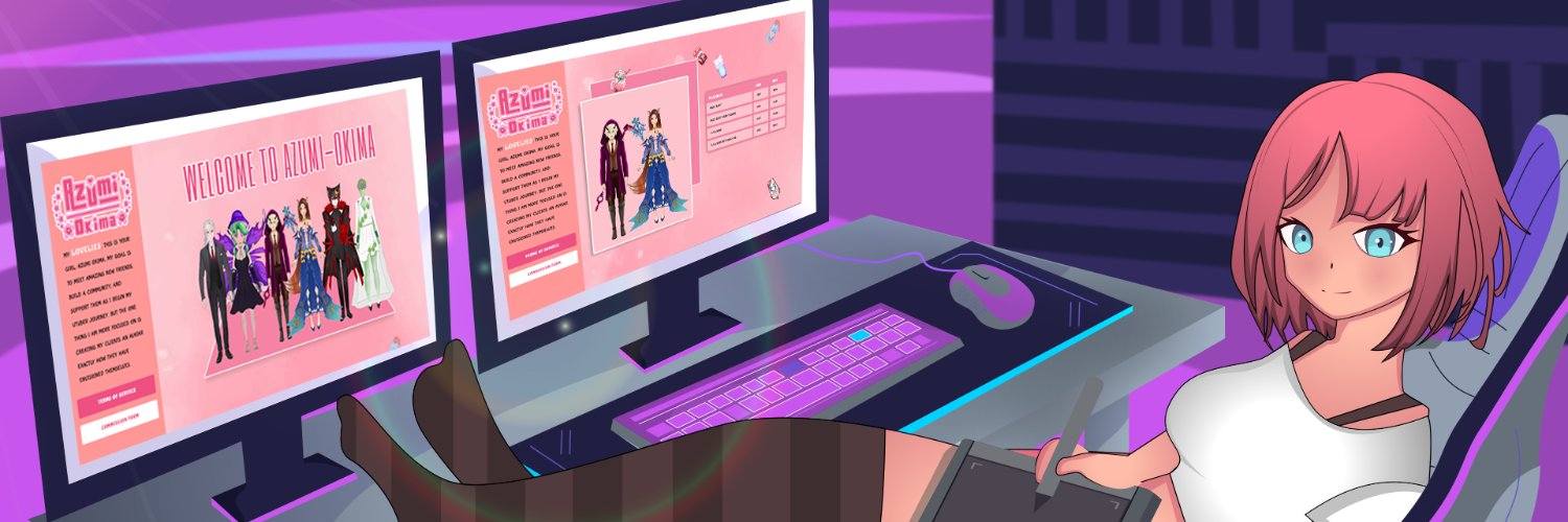 🌸愛𝗔𝘇𝘂𝗺𝗶 𝗢𝗸𝗶𝗺𝗮愛🌸『VTuber Supporter』 banner