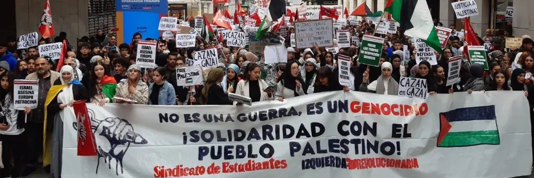 Sindicato de Estudiantes de Madrid's banner