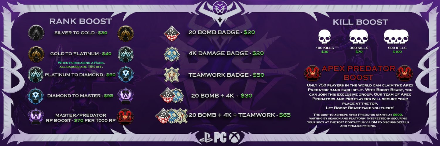 ApexBoostBeast's profile banner image