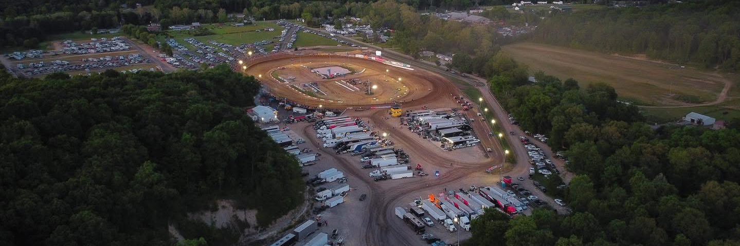 Atomic Speedway's banner