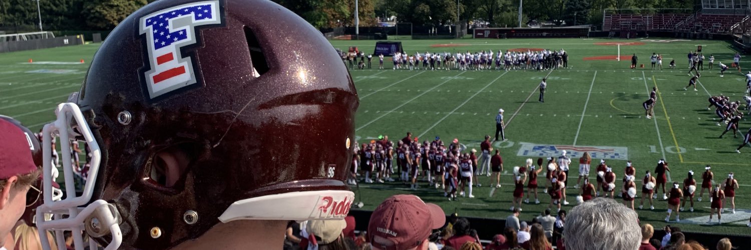 Fordham Helmet Guy banner