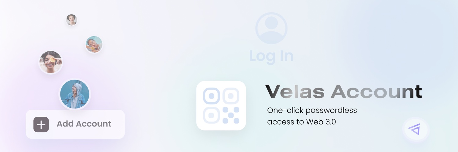 Velas Account banner