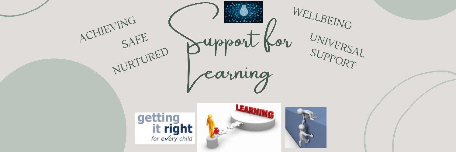 Support for Learning St Ninian's High School banner