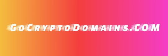 Web3 Revolution: Go Crypto Domains! banner