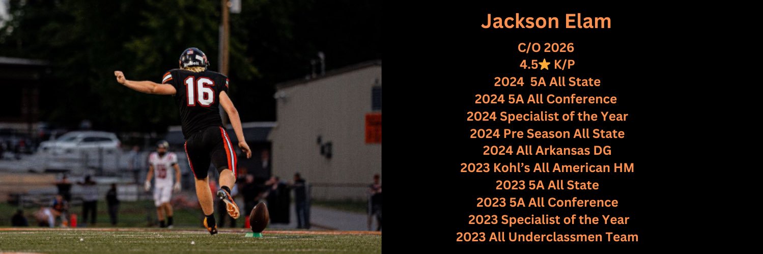 Jackson Elam's banner