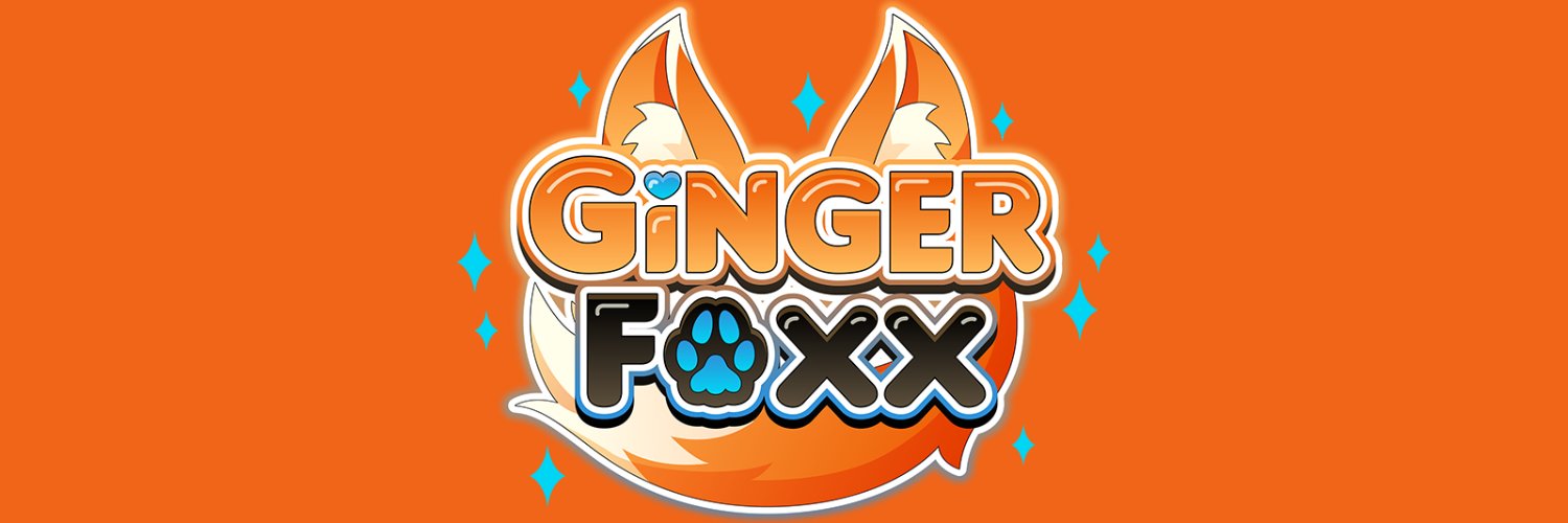 Ginger Foxx 🦊🧡💙 EN/Vtuber banner