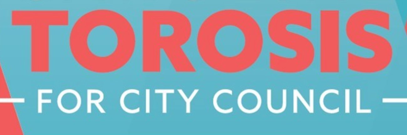 Councilmember Caroline Torosis banner