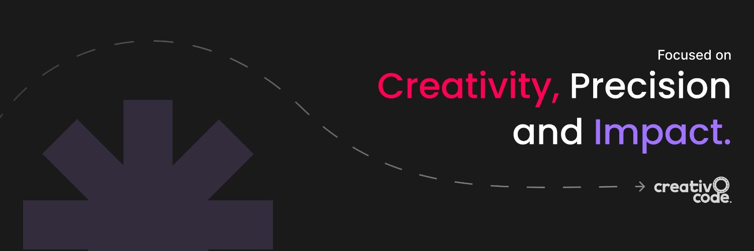 Creativo Code banner