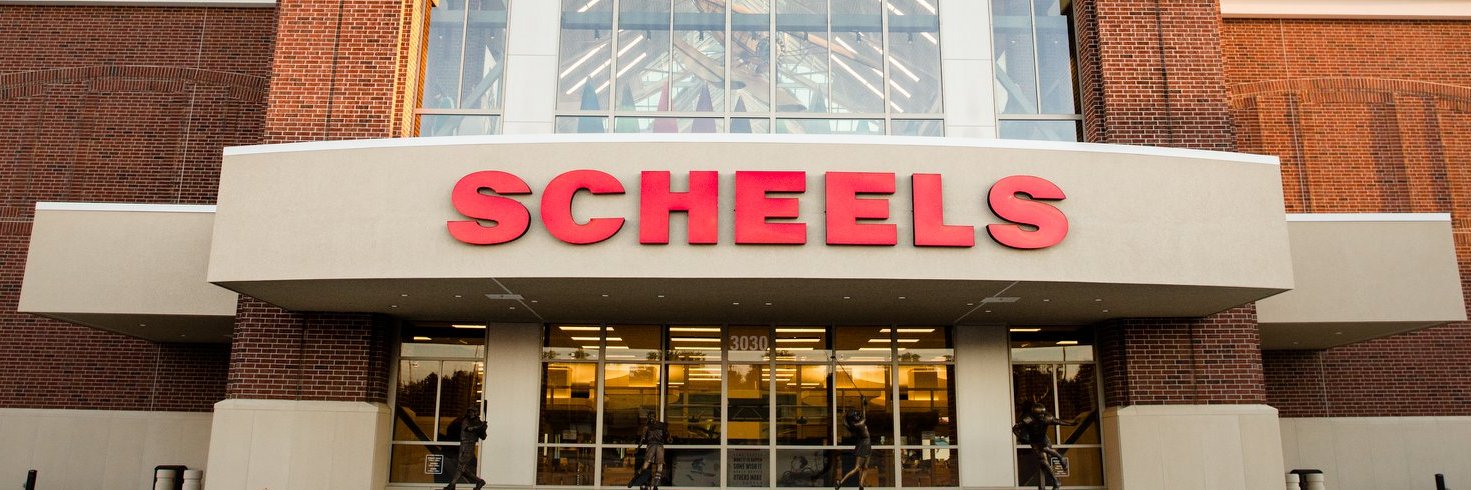 SCHEELS banner