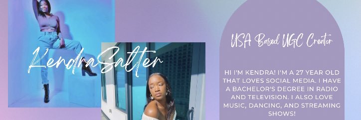 Kendra | UGC Creator ✨ banner