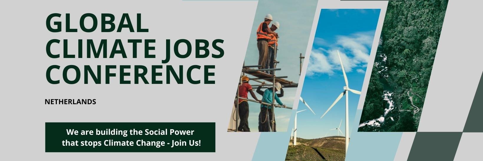 Global Climate Jobs banner