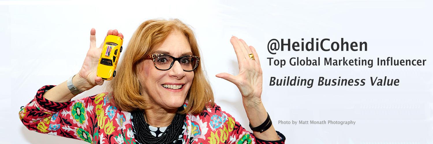 HeidiCohen - Top Global Marketer banner