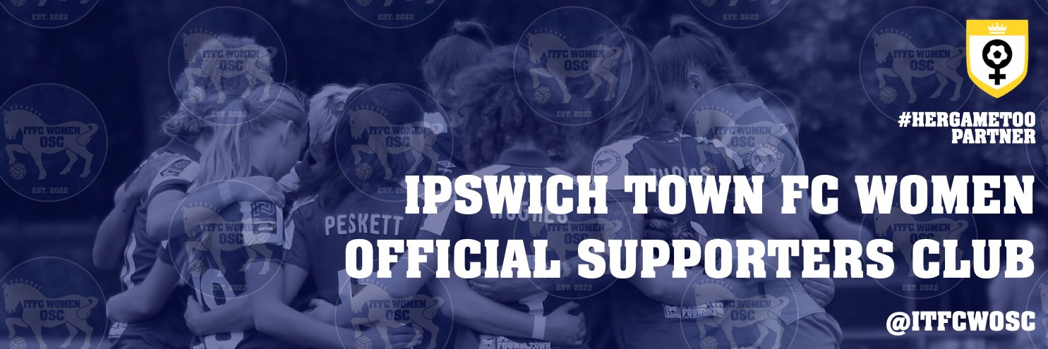ITFC Women Official Supporters Club's banner