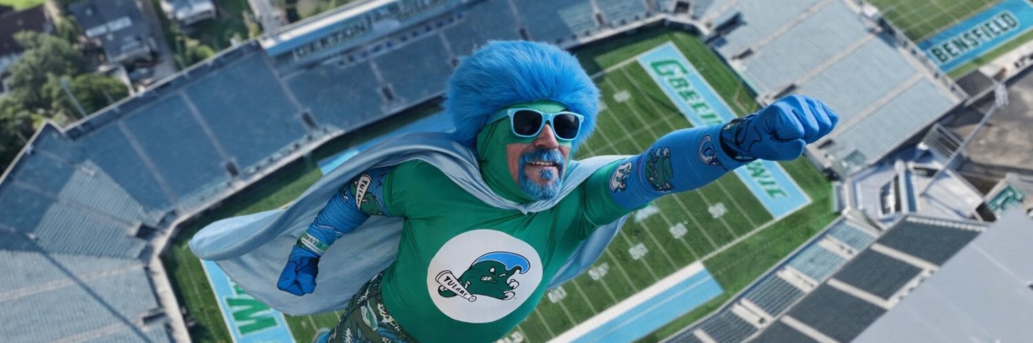 Green Wave Man banner