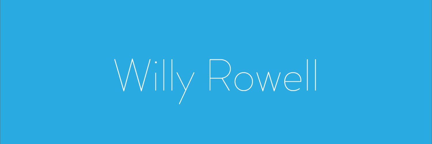 WillyRowell's profile banner image