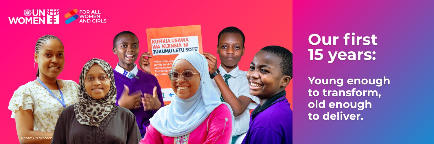 UN Women Tanzania's banner