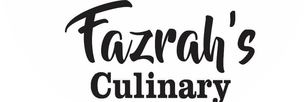 Fazrah's culinary's banner