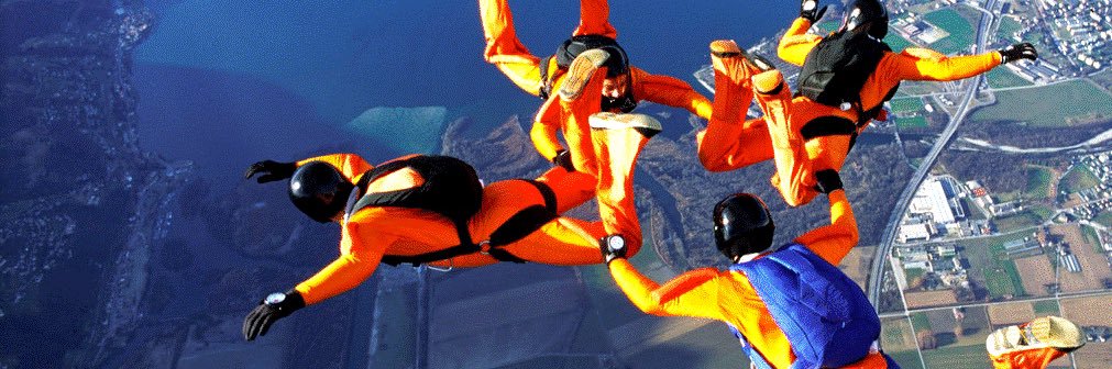 Skydive Queen banner