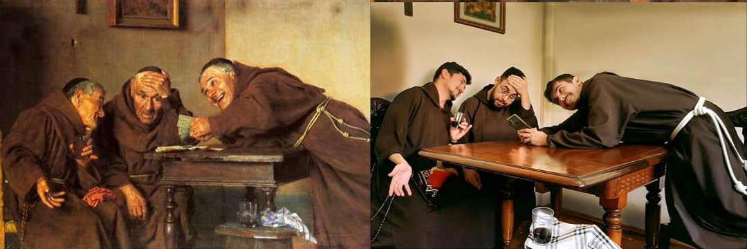 Out of context Catholicism banner