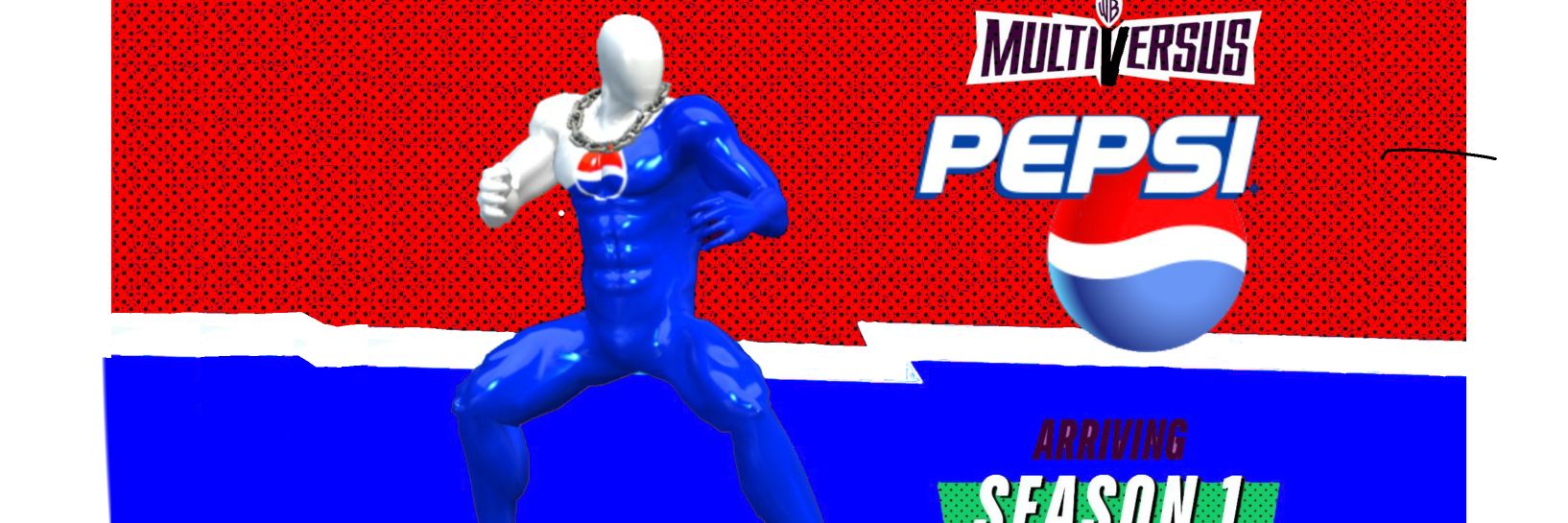 Pepsi man banner