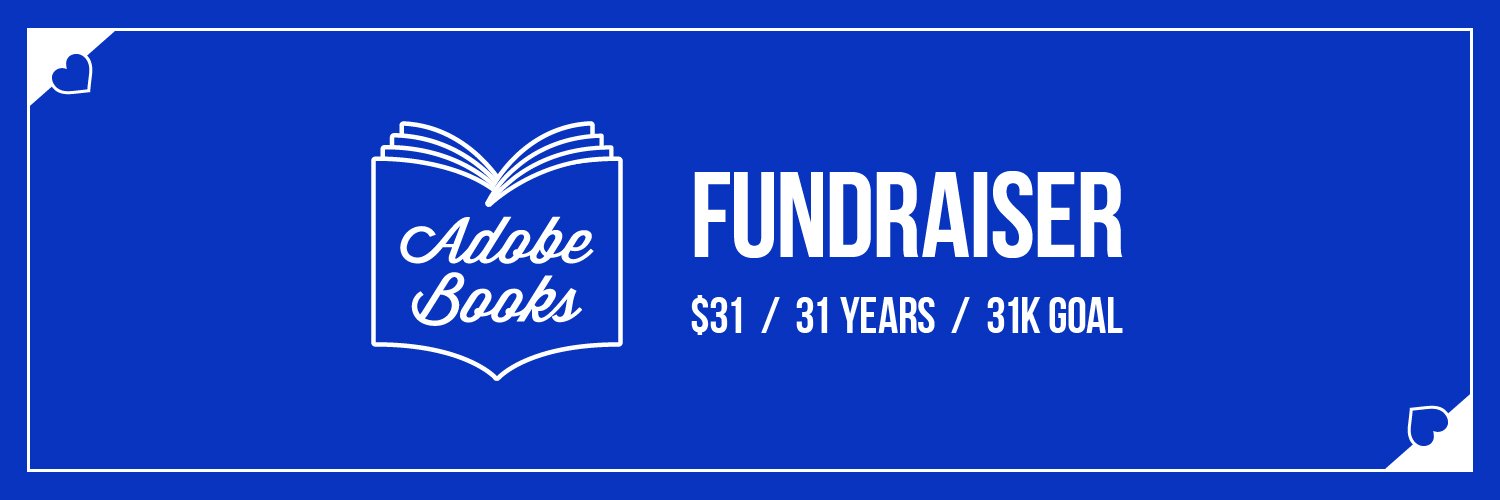 Adobe Books banner