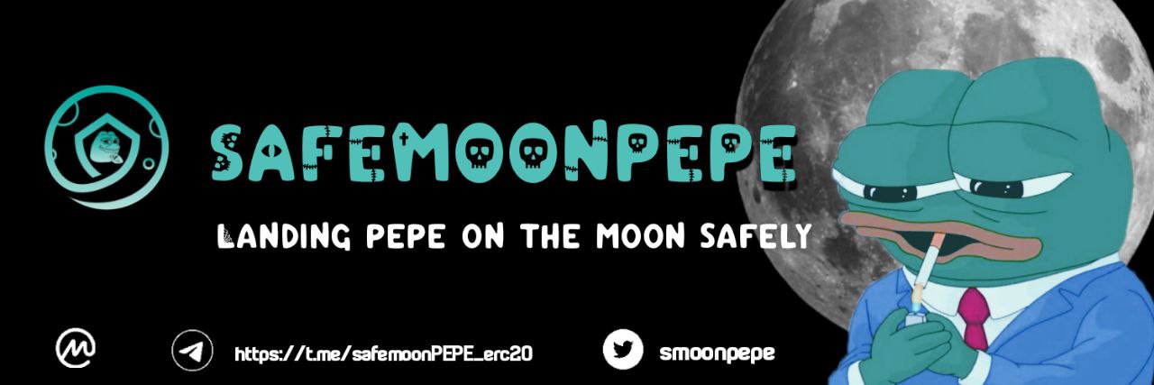 SAFE MOON PEPE ERC banner