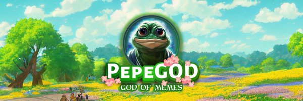 God of Memes $PEPE Profile Banner