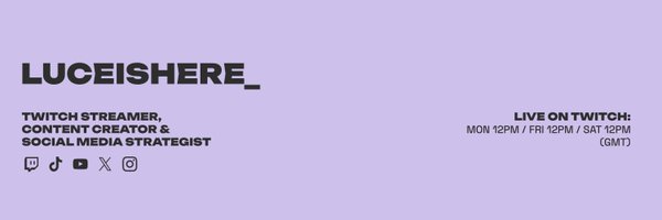 luceishere_ Profile Banner