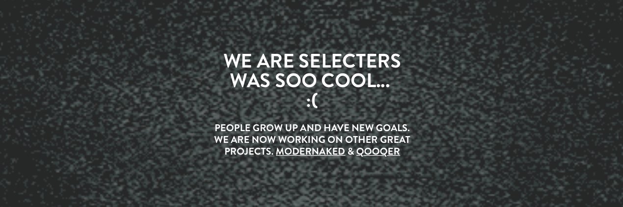 weareselecters's profile banner image