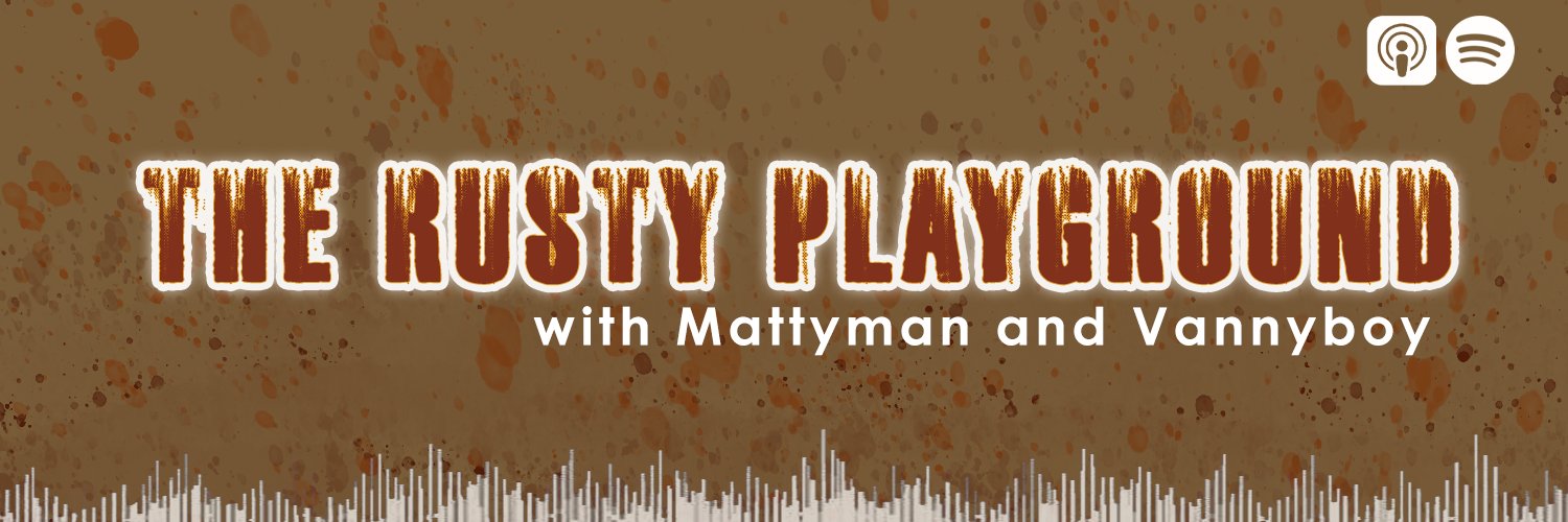 The Rusty Playground Podcast banner