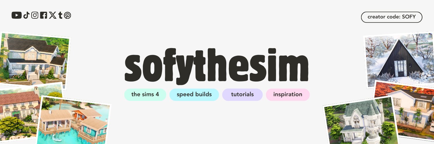 Sofy | The Sims 4 builder banner