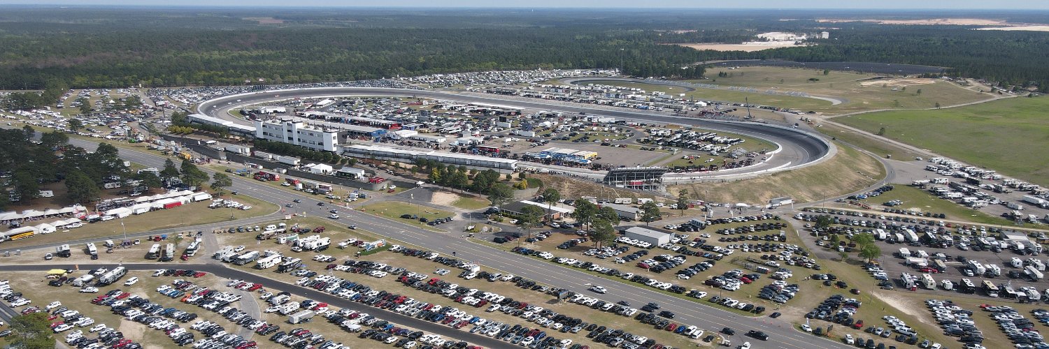 Rockingham Speedway's banner
