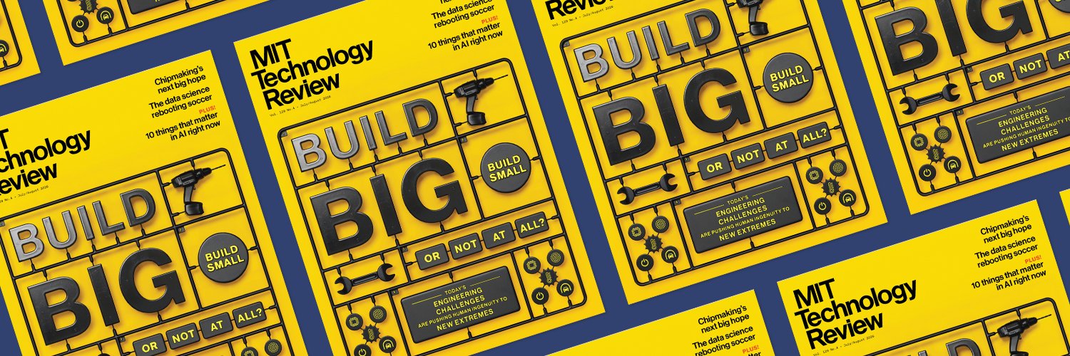 MIT Technology Review banner