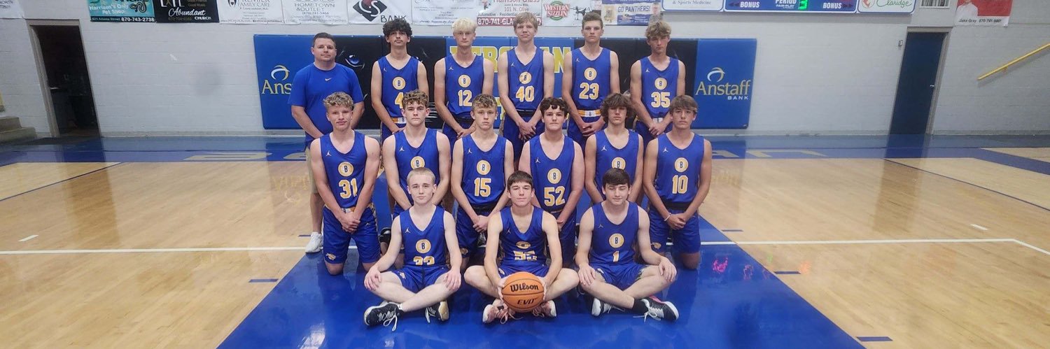 Bergman Panthers Basketball banner