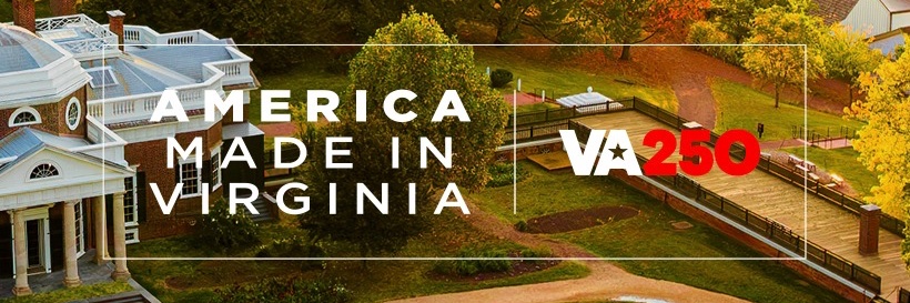 Virginia American Revolution 250 Commemoration's banner