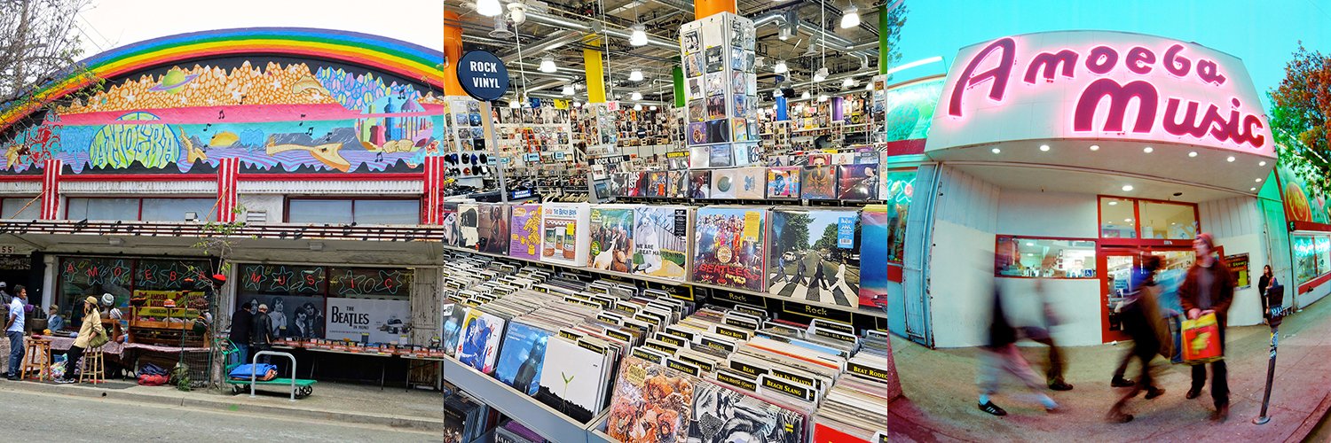 Amoeba Music's banner