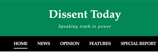 DissentToday Profile Banner