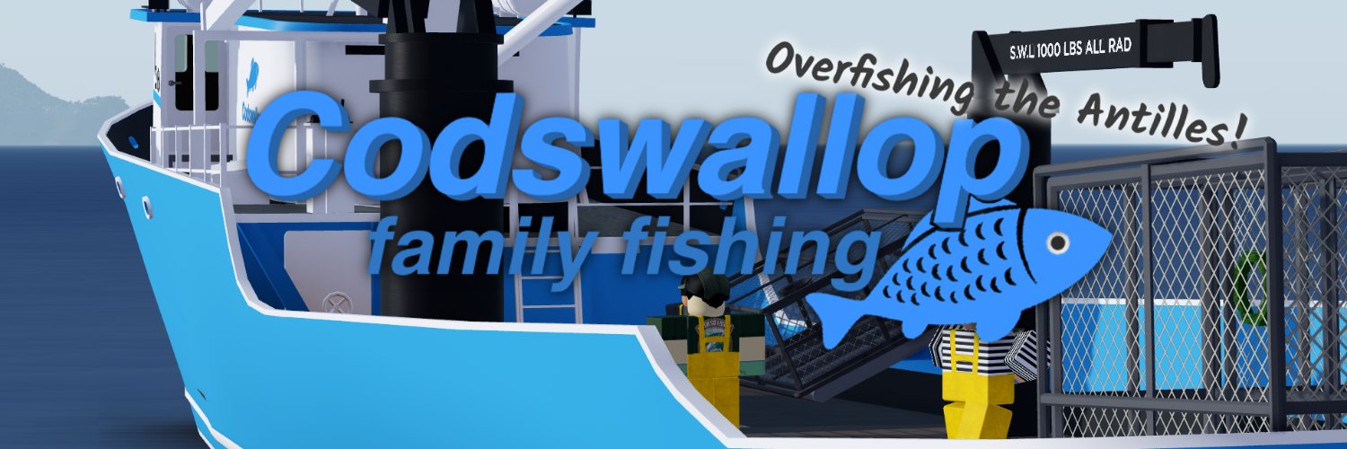 Codswallop Family Fishing banner