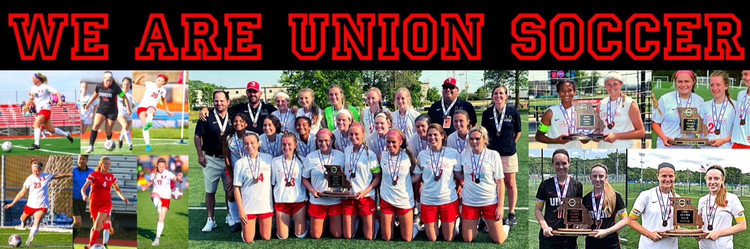 Union Girls Soccer banner