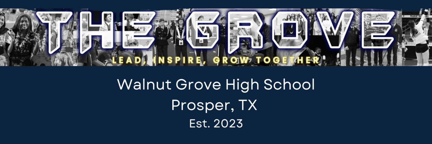 Walnut Grove High School's banner
