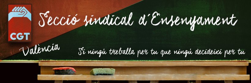Ensenyament CGT València banner