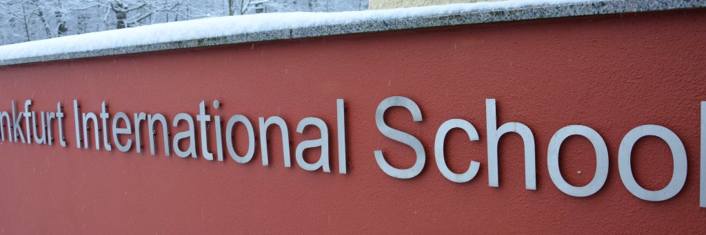 Frankfurt Int School banner