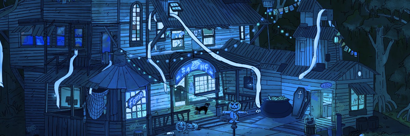 Spooky Ape Haunted Club banner