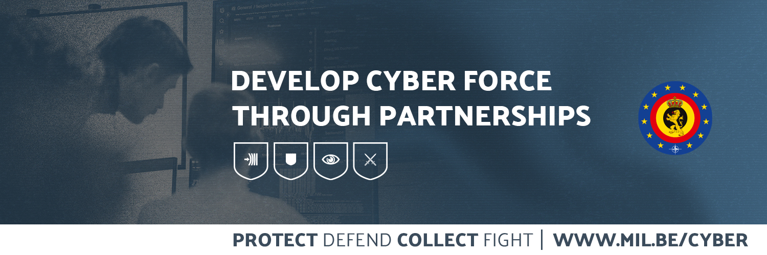 Belgian Cyber Force banner