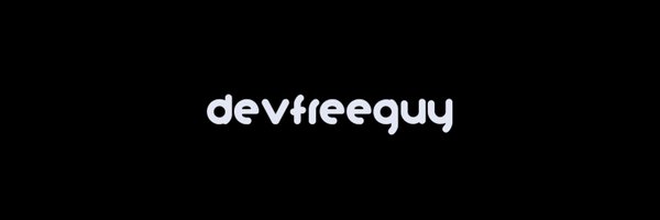 devfreeguy Profile Banner